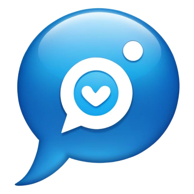 Instagram message bubble with AI assistant icon, social media DM helper sticker