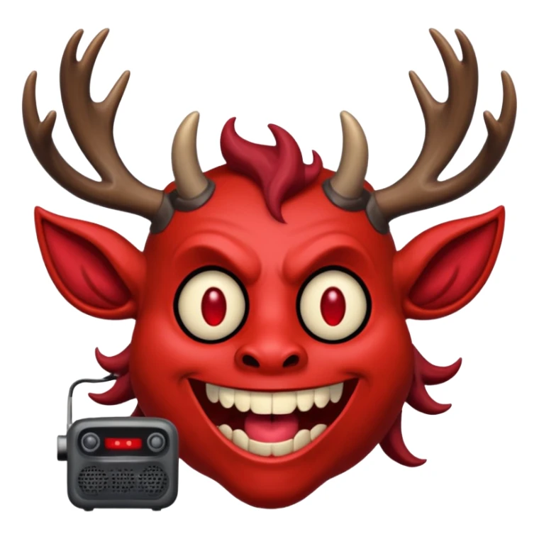 Alastor the radio demon sticker