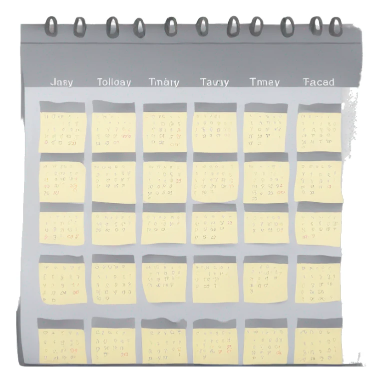 calendar sticker