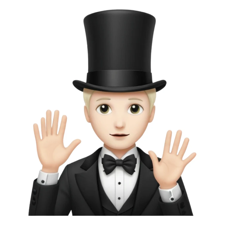 a magician who disappears into fog sticker