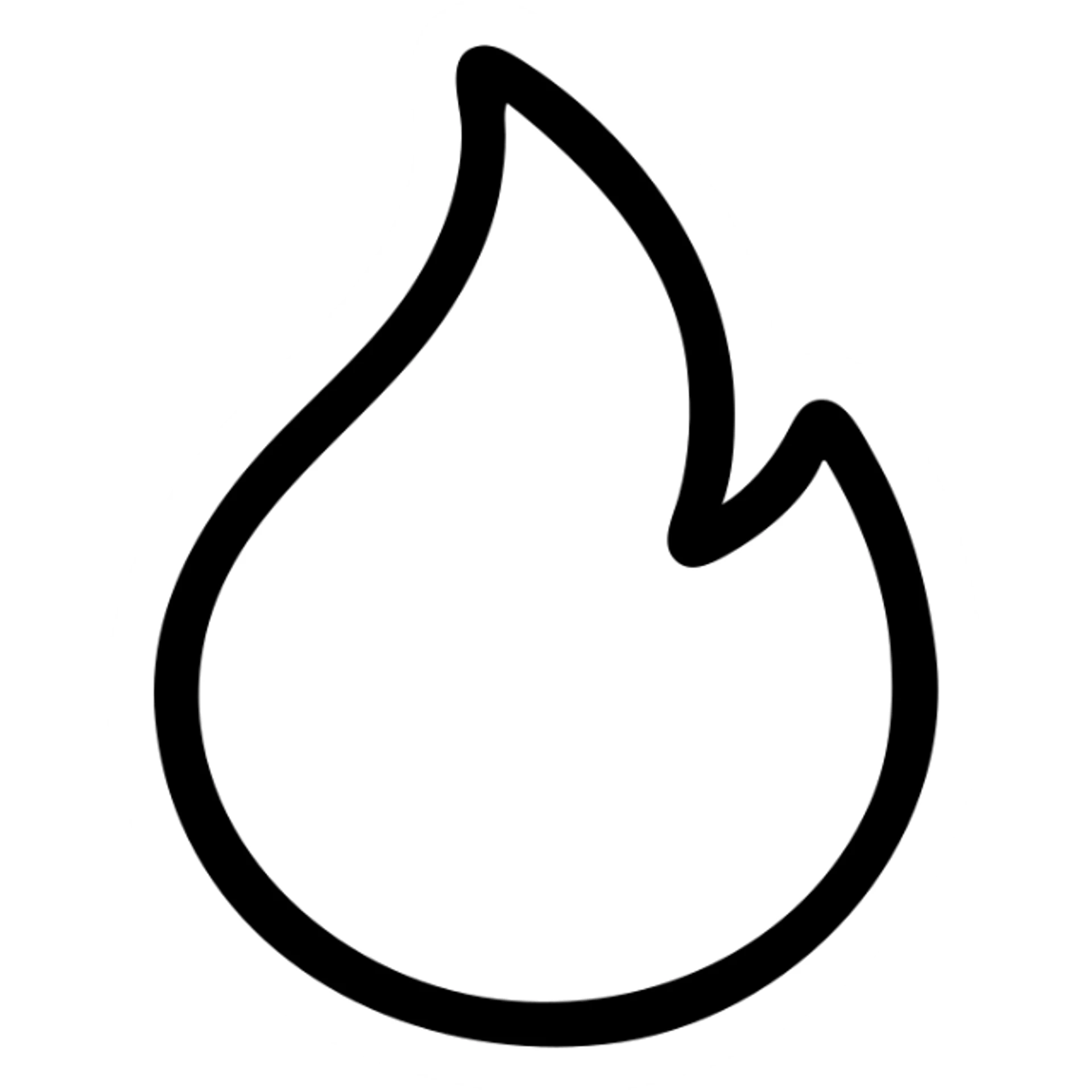 A minimalistic 32x32 pixel icon of a fire. sticker