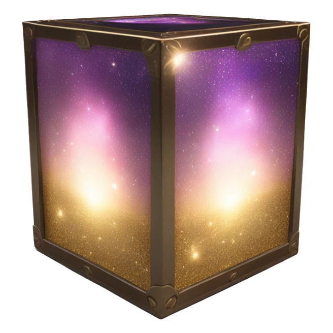 ( 8K )THE 🪄🪄🪄MAGIC BOX🗿 glittery✨box of magic light sticker