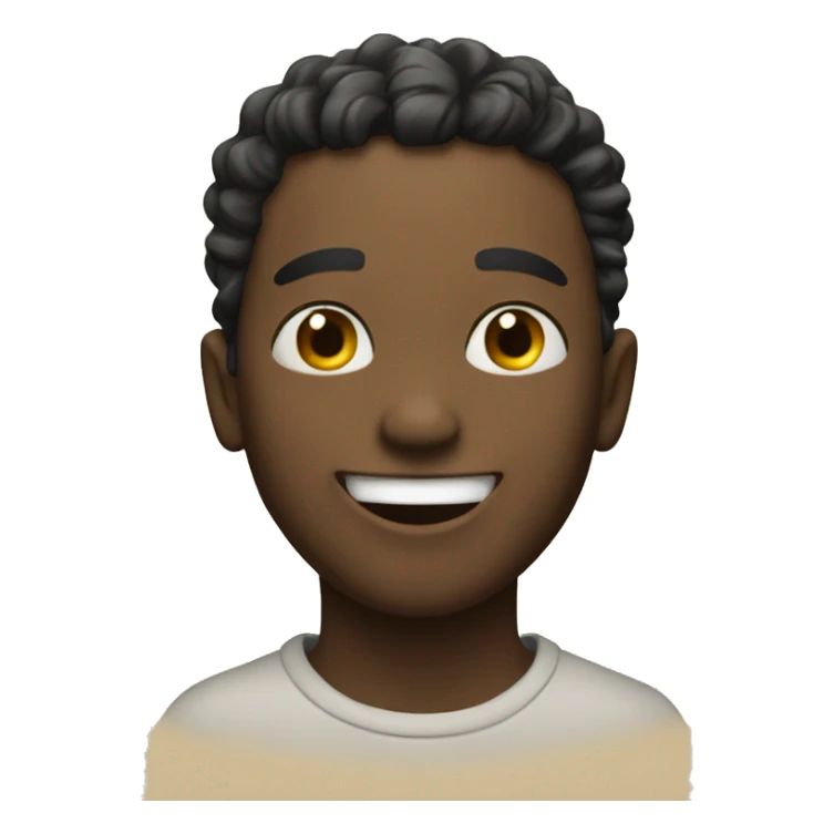 happy and ad emoji sticker