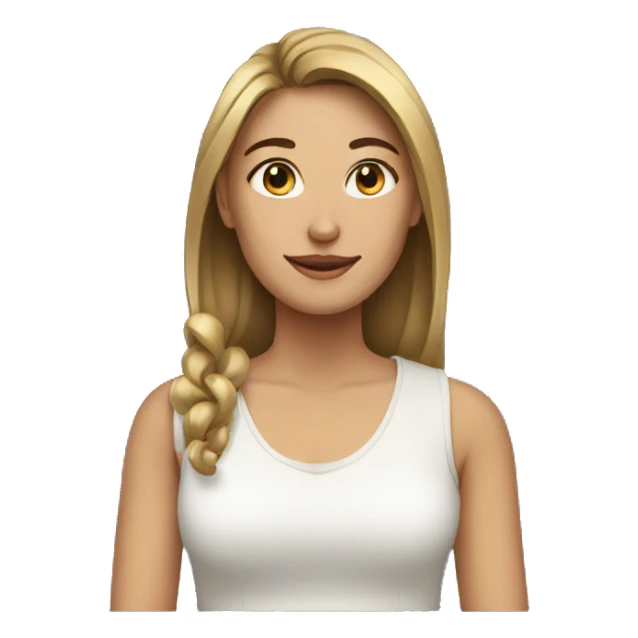 Woman with gyat sticker