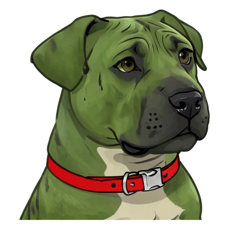 Presa Canario Puppy Brindle sticker