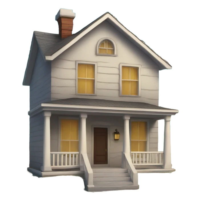 House with sold sign  sticker