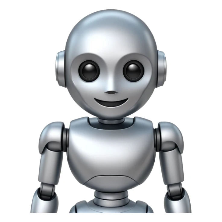 3D AI Robot Mascot - Chatbot Icon emoji sticker