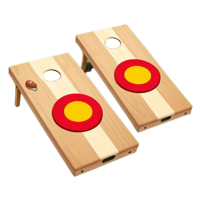 Cornhole emoji sticker