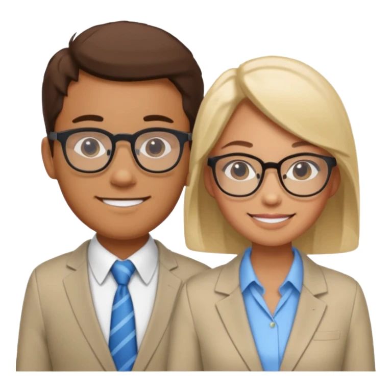 i need an image of a man named clyde who provides basic credit reports. his girlfriend bonny is abind market analyst sticker