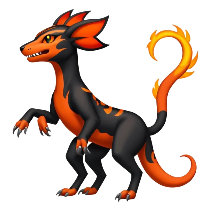 Salandit-Houndoom-Litten-Hybrid (Full body) sticker