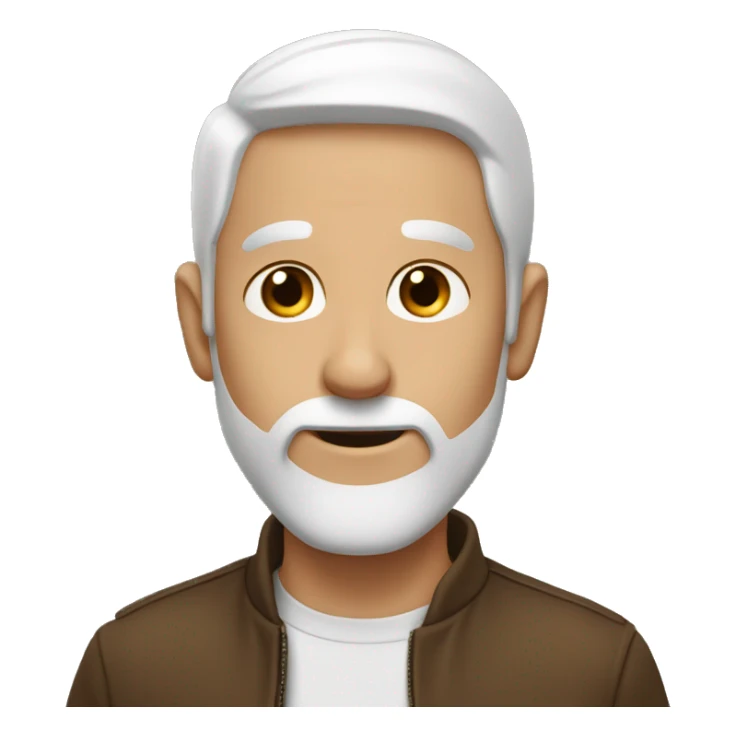 Everything white except his ears and use the same color brown on his ears sticker