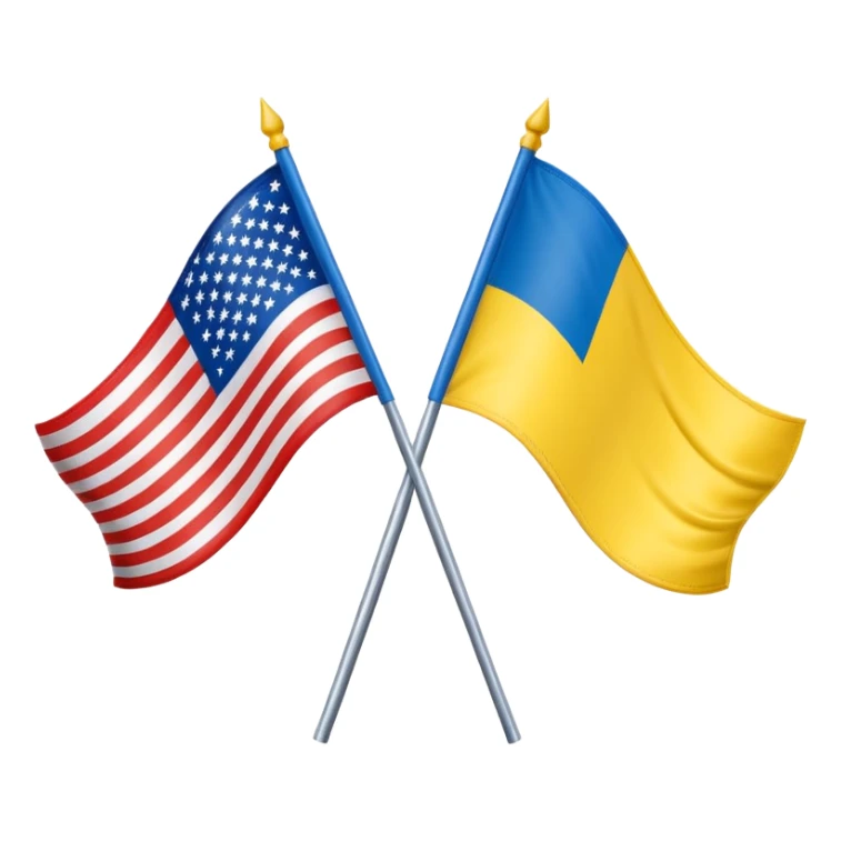 usa and ukraine flags together, sport equipment under sticker