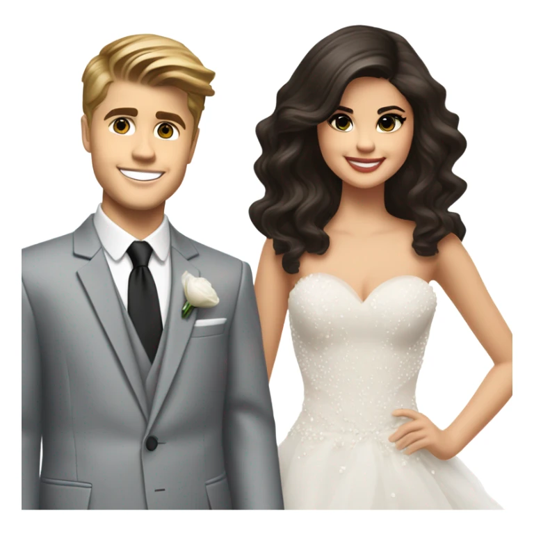 Justin Bieber married with Selena gomwz sticker