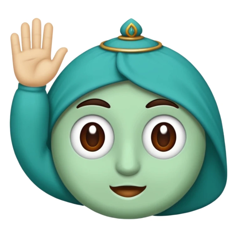 mavi yeşil ve turkuaz renk karışımlı bir kupa sticker