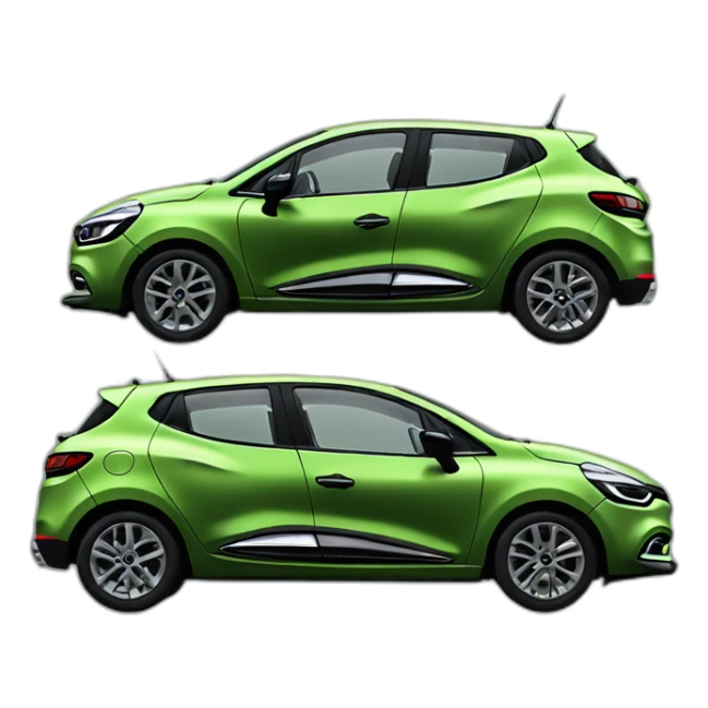 Renault Clio 4 Green military  sticker