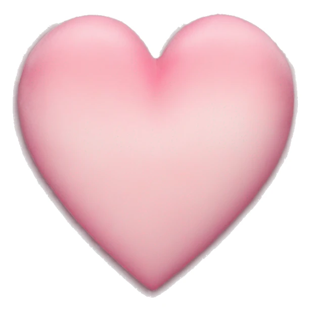 Soft aesthetic pink heart velvet  sticker