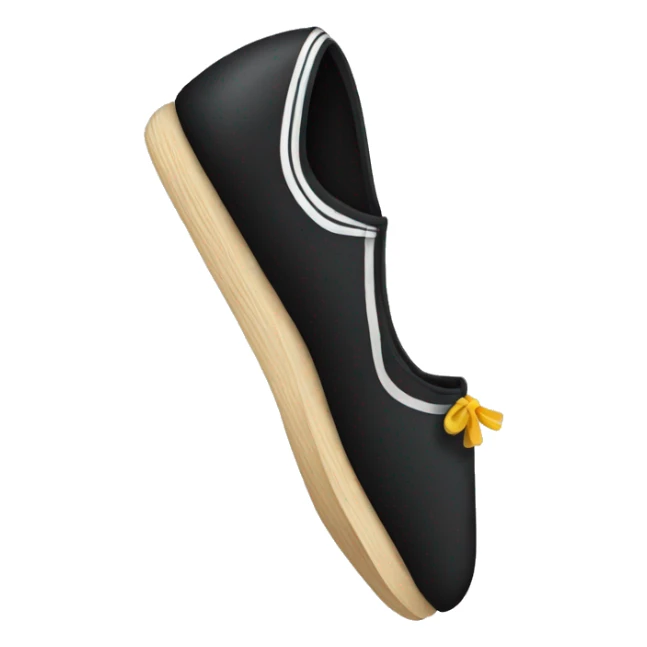 Zapatillas de ballete negras sticker