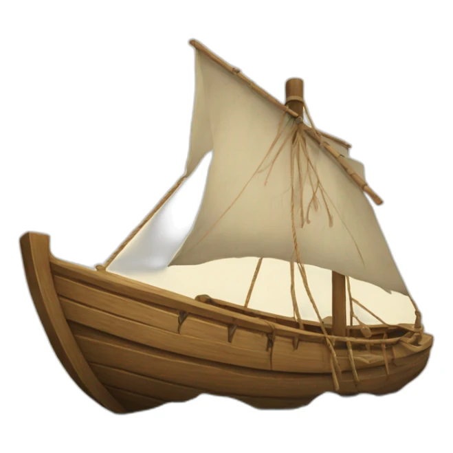 boat discovery of native America sticker