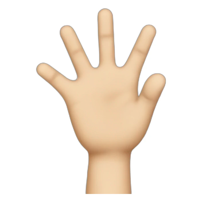 hands up in the air confused sticker