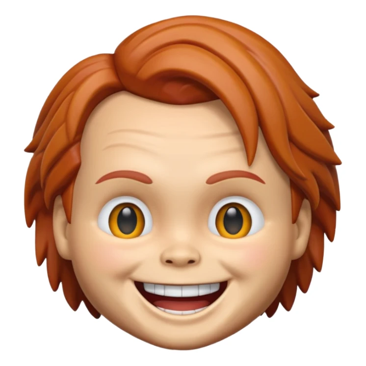 Un emojin de chuky sticker