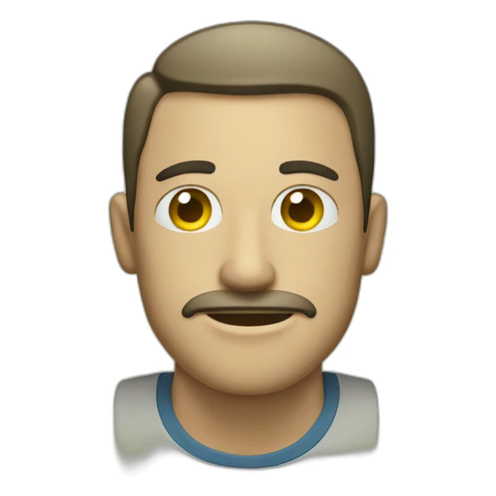 hombre con dinero de ojos sticker