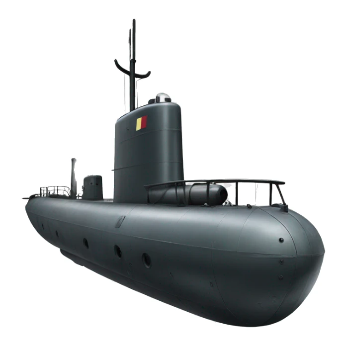 German Military submarine type 212A sticker