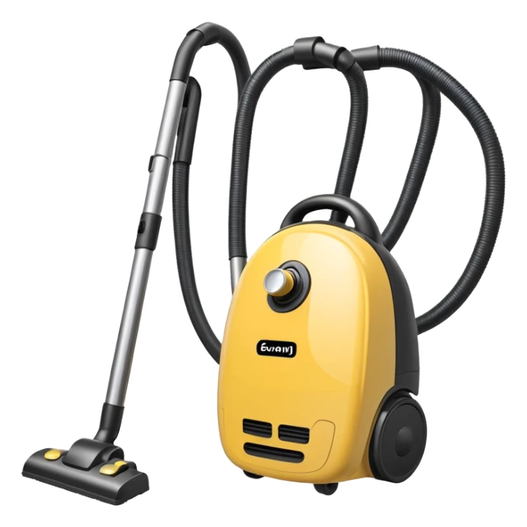 Realistic vacume with neutral color sticker