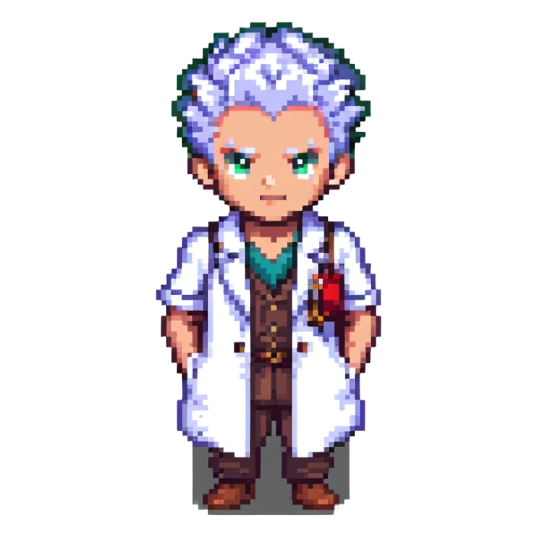 Professor Oak from Pokemon sticker