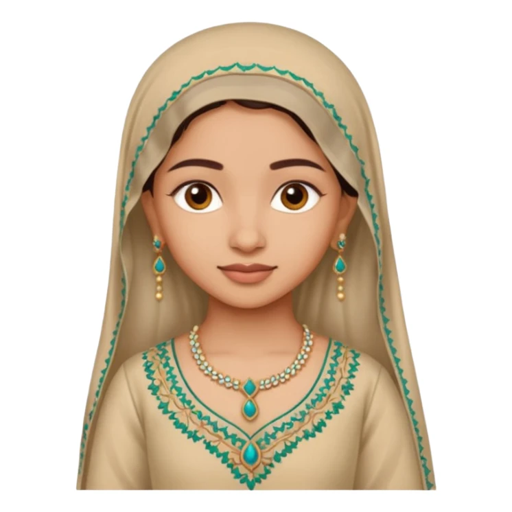 indian girl in salwar kameez sticker