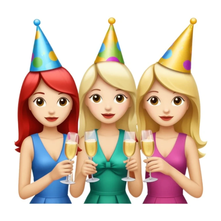 girls party in club sticker