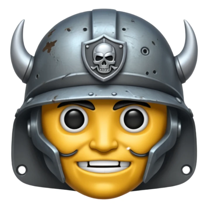 an emoji of a raider from arc raiders sticker