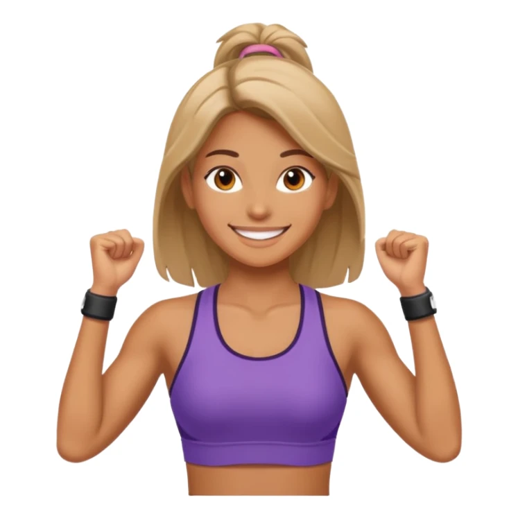 Fit girl body sticker