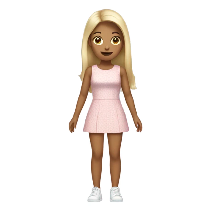 Girl in mini dress  sticker