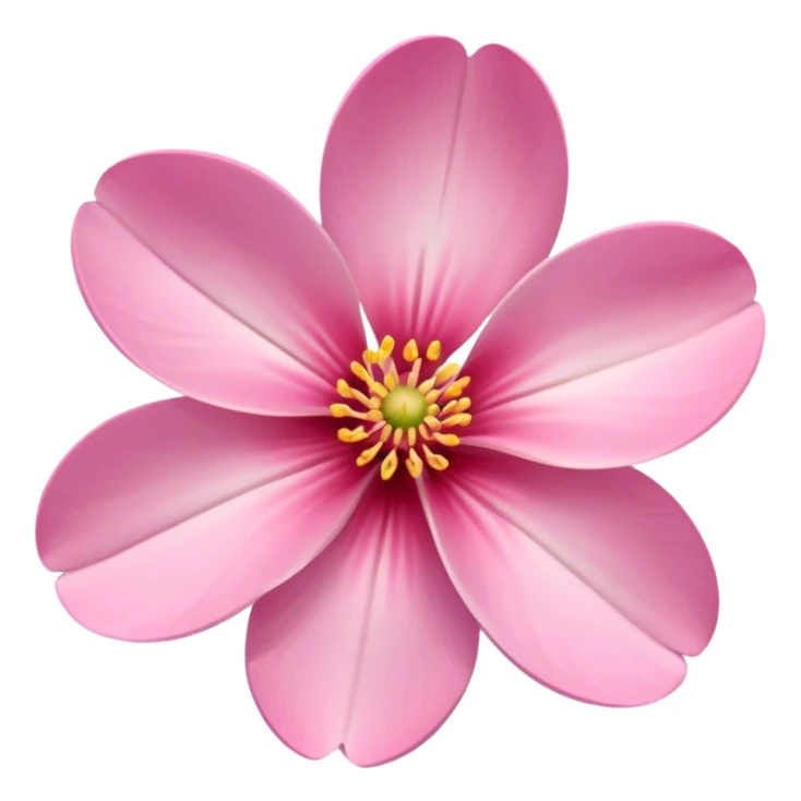 A bright spring blossom with soft pink petals opening gently sticker