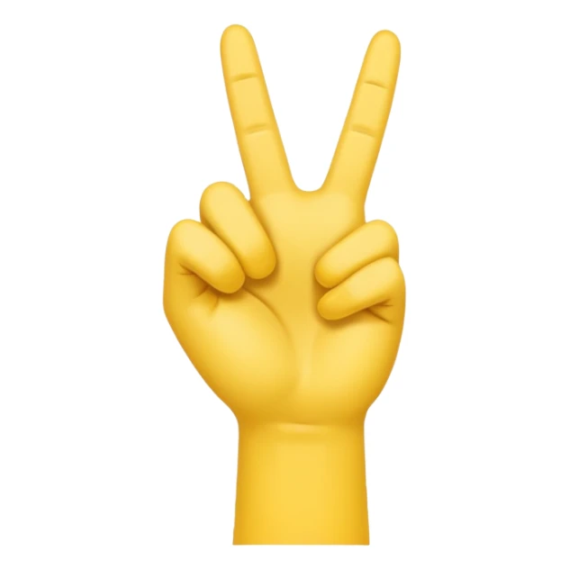 Make a YVL hand emoji doing the YVL hand signal sticker