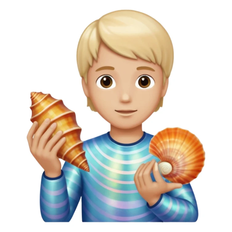 Attack On Titan, the seashell Armin found in the sea  sticker