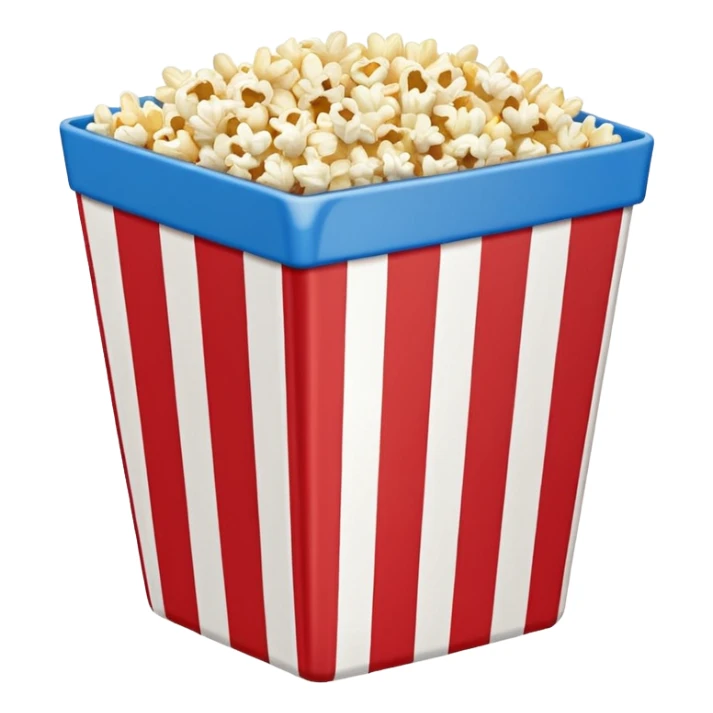stadium popcorn in blue (#00A3E0) and red (#F9423A) sticker