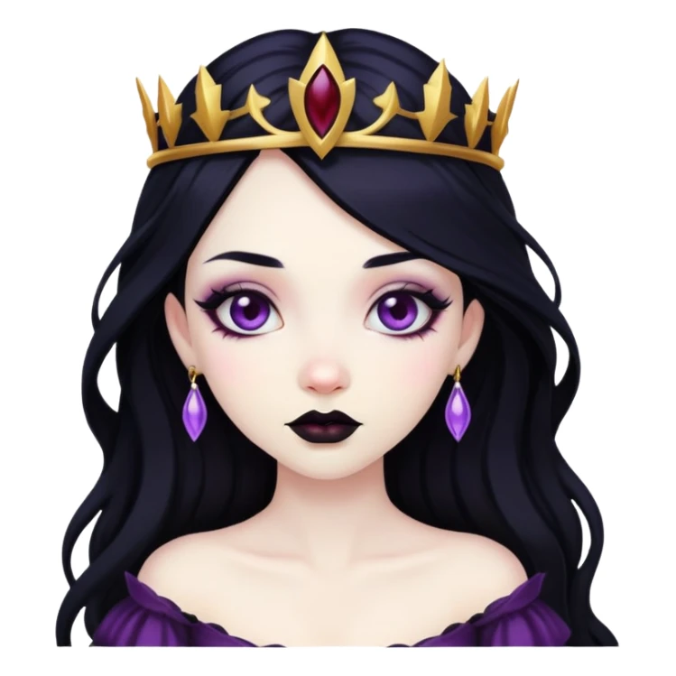 Women fairy princess goth sticker