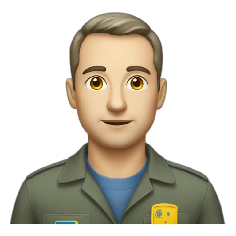 An employee of the Ukrainian Railways sticker