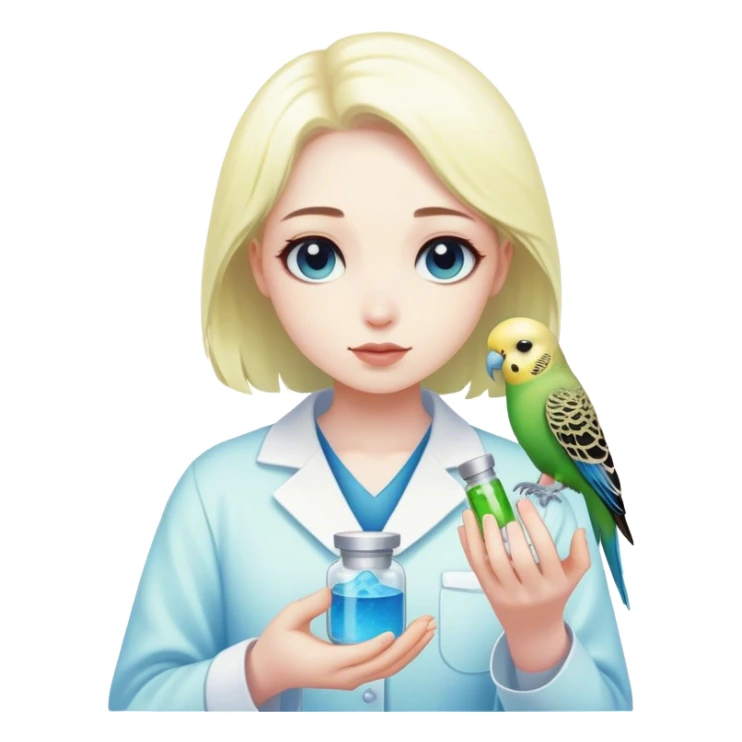 magical medicine and budgie sticker
