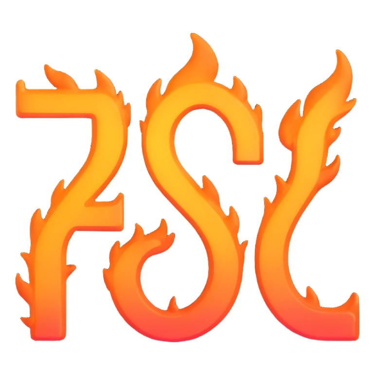 Transform the flame so it is made up of shiny, 3D zeros and ones, with the digits forming the flame shape and a glowing effect, in a Microsoft style 3D fluent emoji style. sticker