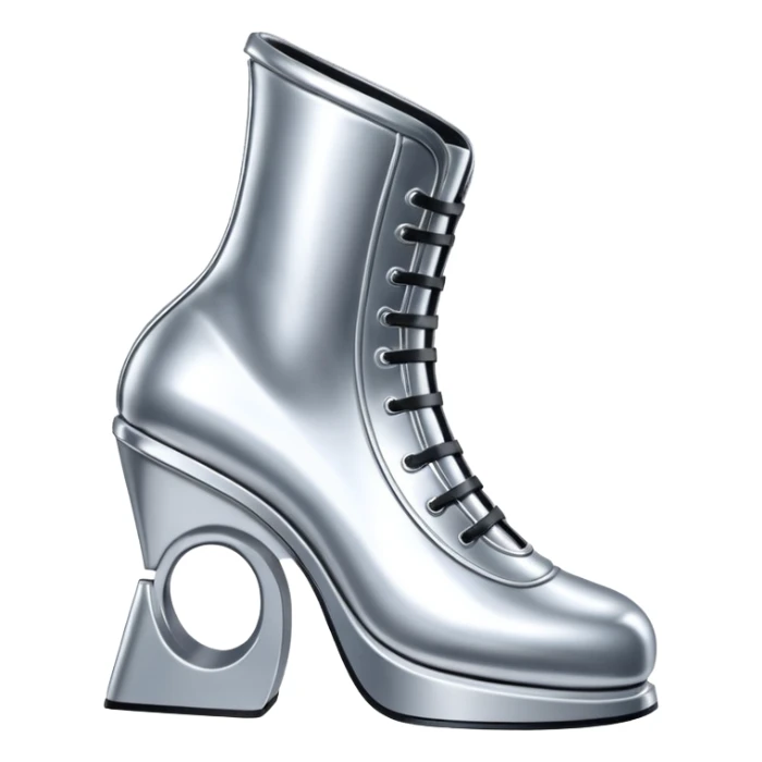 thierry mugler style spam can art shoe sculpture  sticker