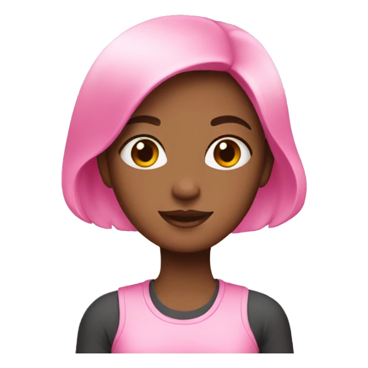 pink clean girl set emojis sticker