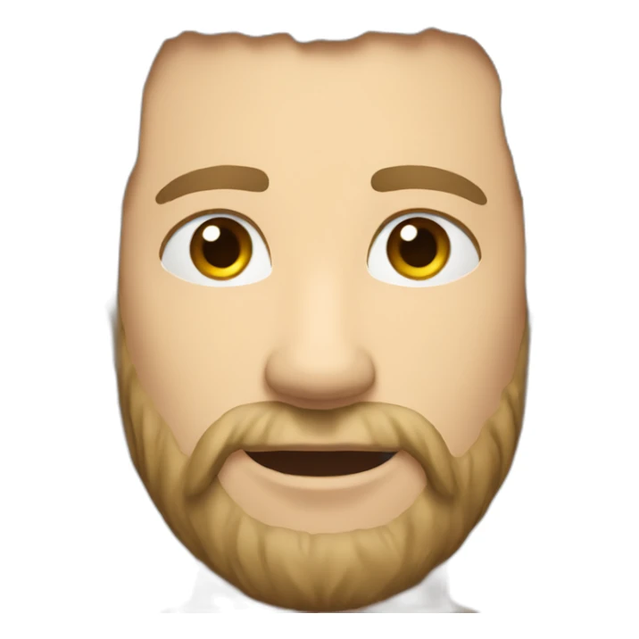 white man hairy chest sticker