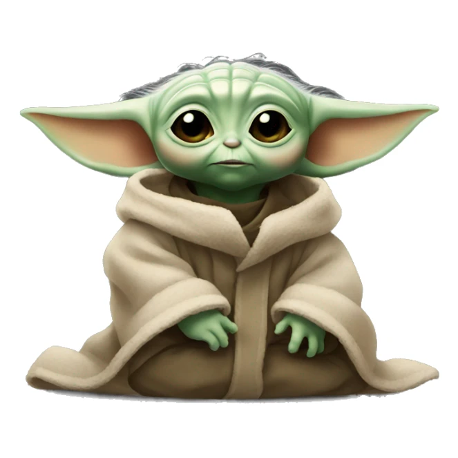 Baby yoda bravo sticker