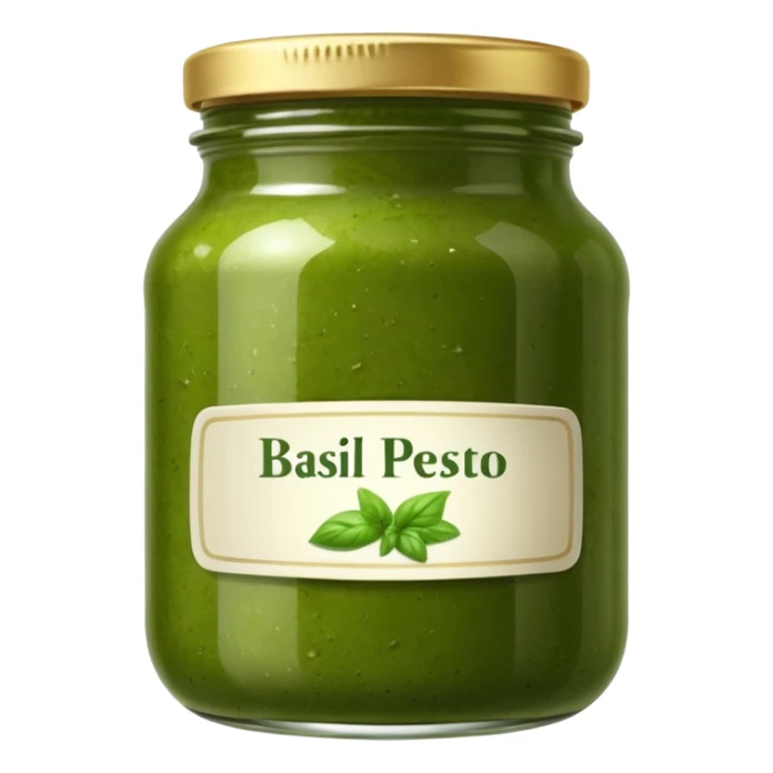 green sauce in jar sticker