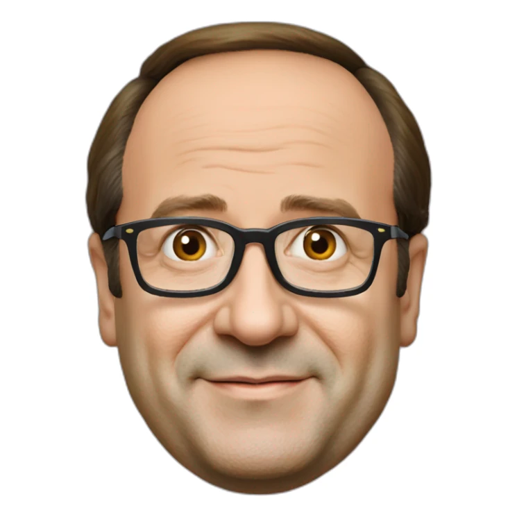 françois hollande avec un pull peoplespheres sticker