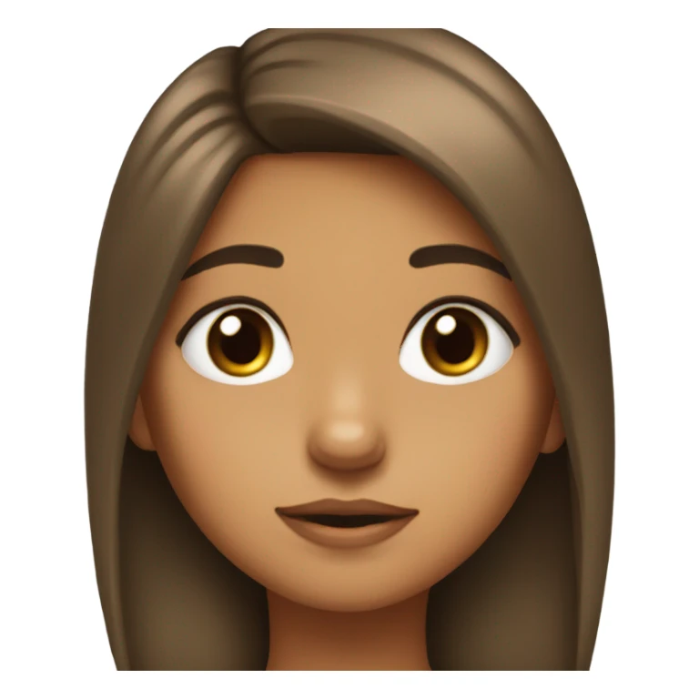 Girl doing the puppy dog eyes sticker