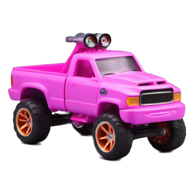Hot wheels monster kei  truck Barbie 1:24 scale  sticker