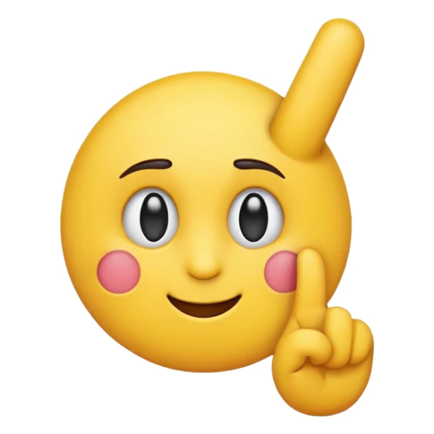 Normal yellow round emoji doing a side eye and doing the middle finger  sticker